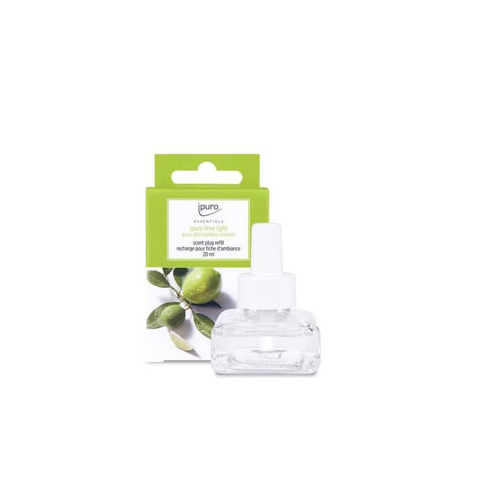 IPURO Cartuccia di profumo del dispositivo Scent Plug Lime Light (Gelsomino, Citronella, Eliotropio, Mughetto, Verbena, Arancione, Zagara, Geranio)