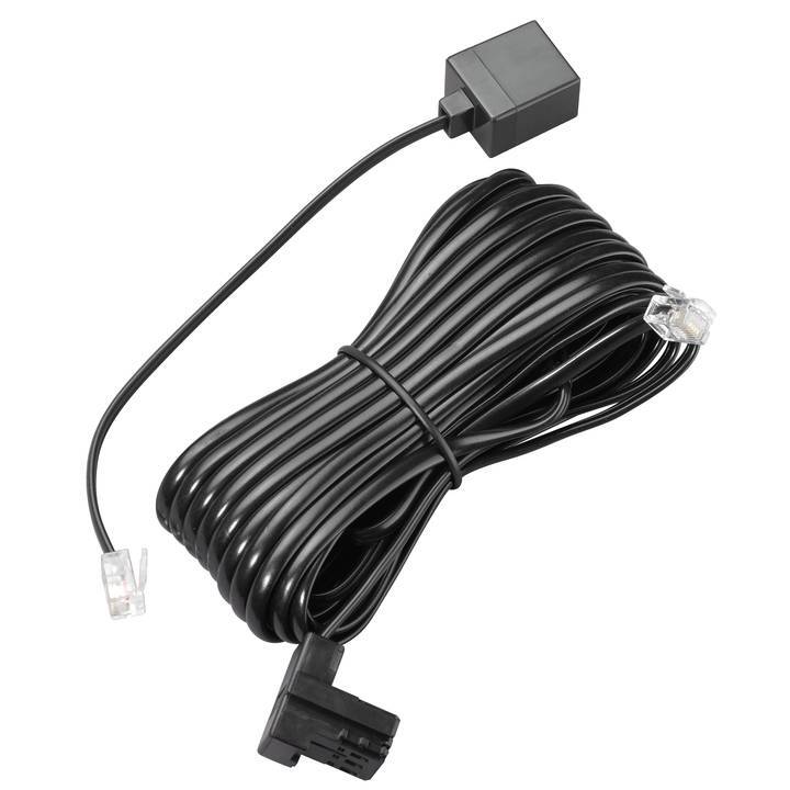 INTERTRONIC Câble de connexion (Noir, 5 m, Fiche TT89, Fiche RJ-12)