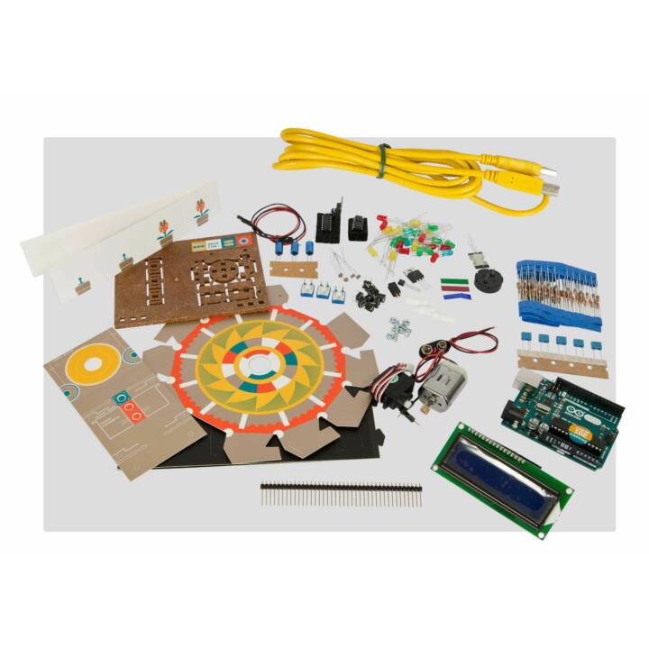 ARDUINO Starter Kit Arduino Uno R3 Deutsch Starterkit (AVR 8-Bit, ATmega328)