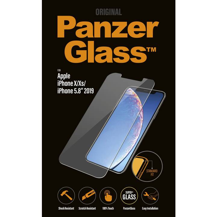 PANZERGLASS Displayschutzglas (iPhone 11 Pro, iPhone XS, iPhone X, 1 Stück)