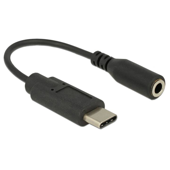 DELOCK Adapter (3.5 mm Klinke, USB-C, 14 cm)