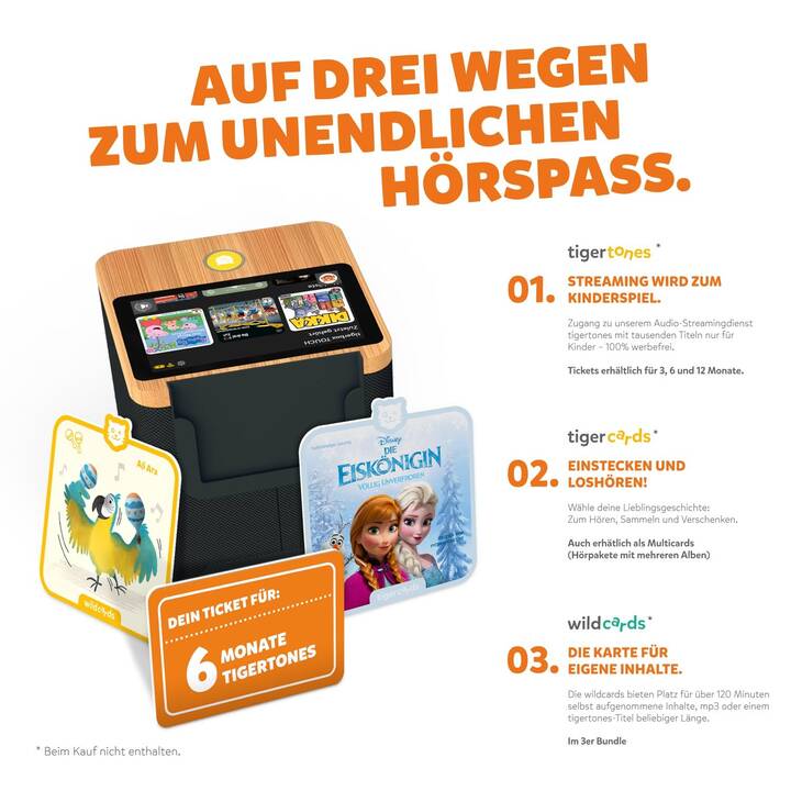 TIGERMEDIA Kinderaudioplayer Tigerbox Touch Plus Swiss Edition (DE, Schweizerdeutsch)