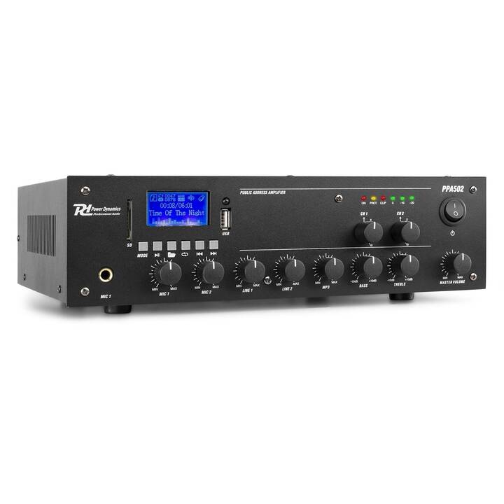 POWER DYNAMICS Pro PPA502 (Amplificatori per stereo, Nero)