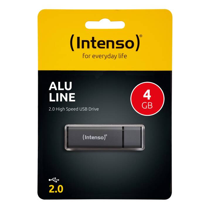 INTENSO Alu Line (4 GB, USB 2.0 di tipo A)