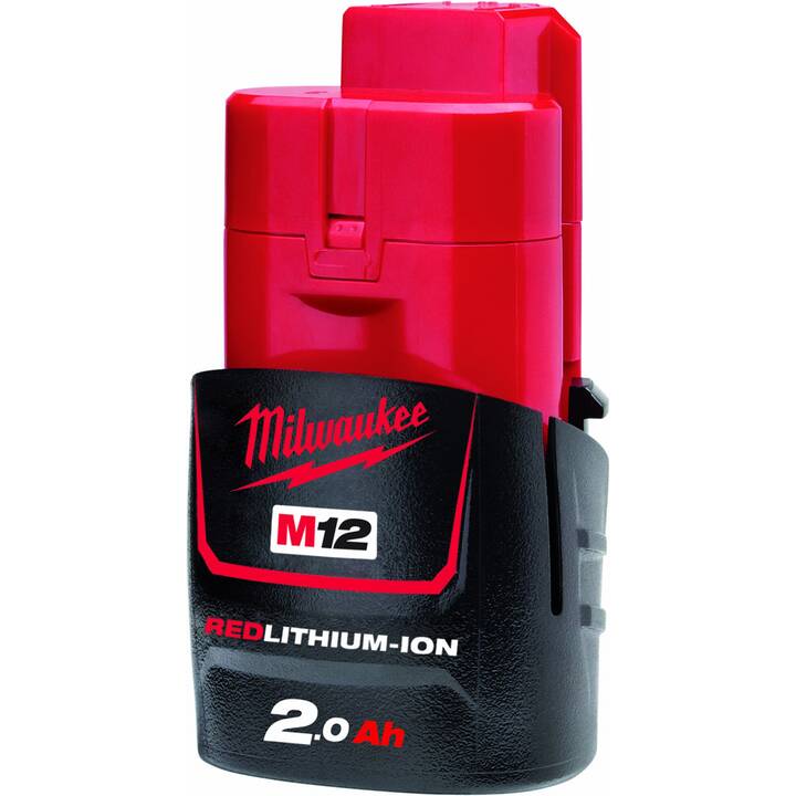 MILWAUKEE Batteria per utensile elettrico M12B2 (12 V, 2 Ah)