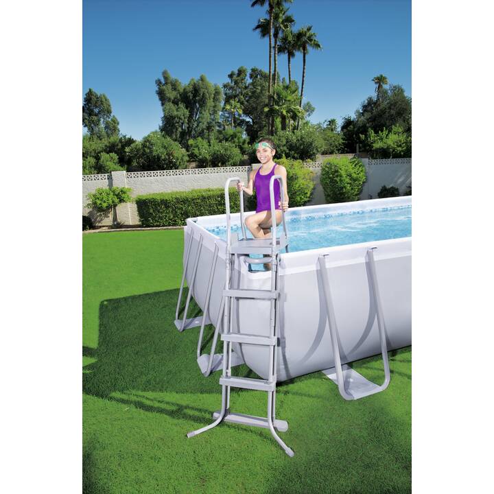 BESTWAY Piscine tubulaire Power Steel (201 cm x 412 cm x 122 cm)
