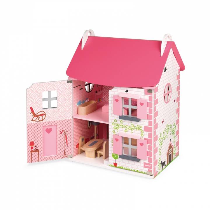 JANOD Mademoiselle J06581 Maison de poupée (Pink)