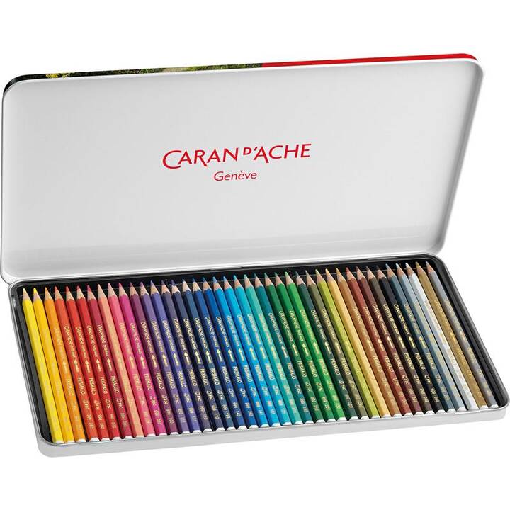 CARAN D'ACHE Matite colorate Prismalo (Multicolore, 40 pezzo)