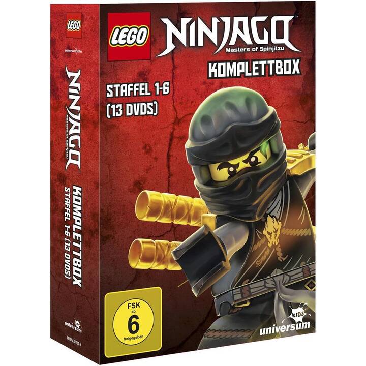 LEGO Ninjago: Masters of Spinjitzu Staffel 1 - 6 (DE, EN)