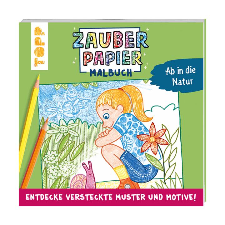 Zauberpapier Malbuch Ab in die Natur