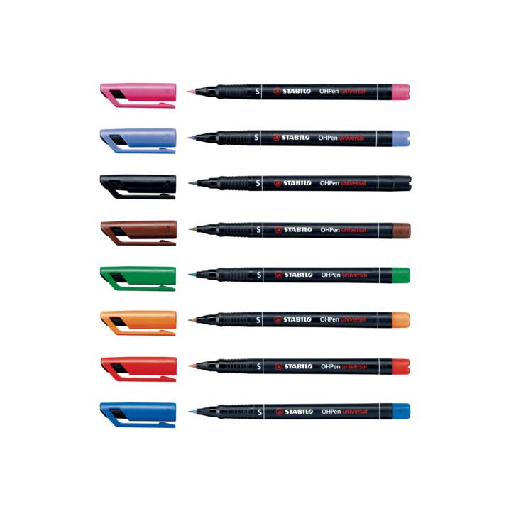 STABILO Kugelschreiber OHPen Universal S (Mehrfarbig)
