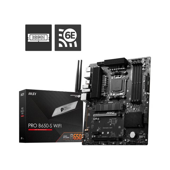 MSI PRO B650-S (AM5, AMD B650, ATX)