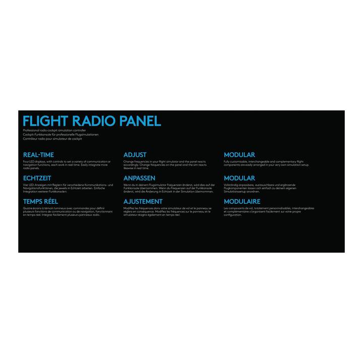 LOGITECH G Saitek Radio Controller Panel (Schwarz)
