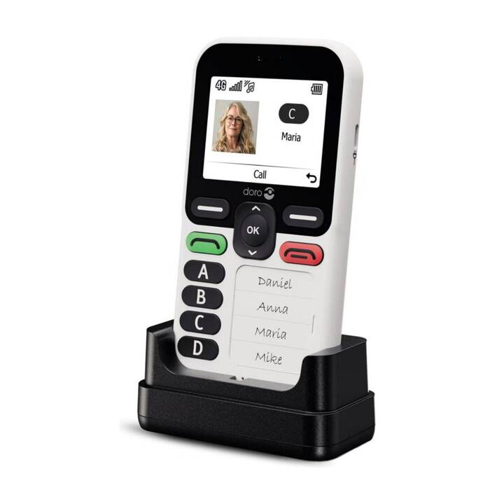 DORO Leva X10 (Noir, Blanc, 2.4", 2 MP)