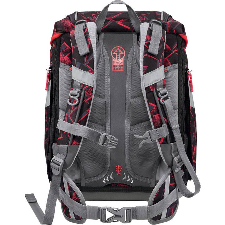 STEP BY STEP Schulranzen Set 2In1 Plus Ninja Yuma (19 l, Schwarz