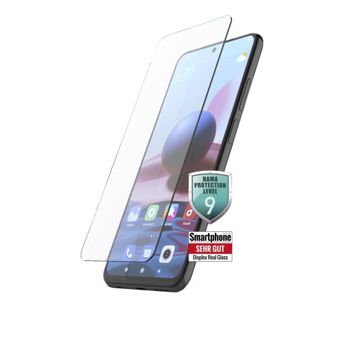 HAMA Verre de protection d'écran Pr. Crystal Glass (Xiaomi Redmi Note 10 5G, 1 pièce)
