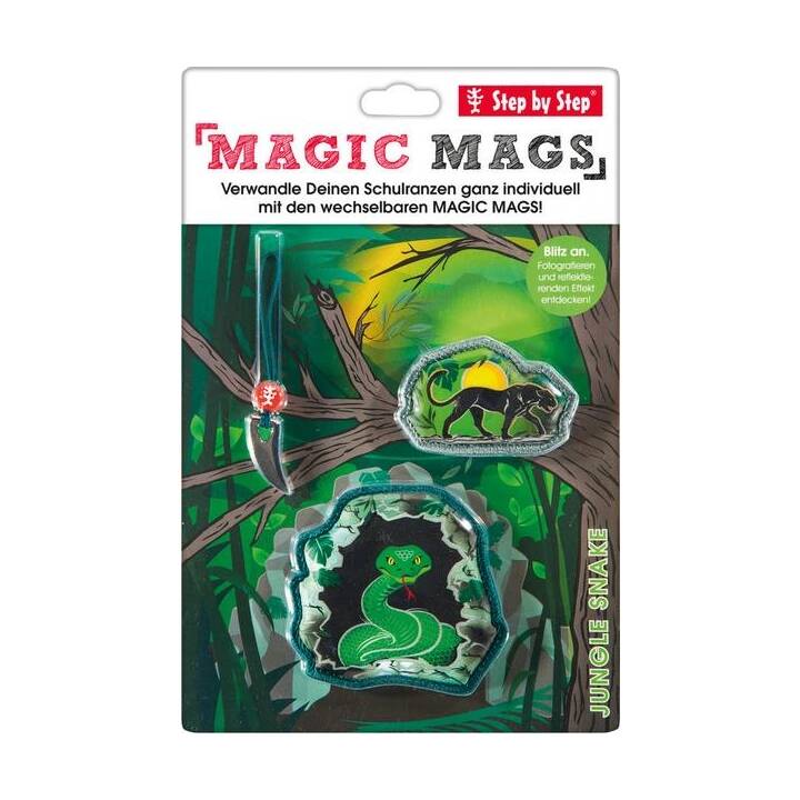 STEP BY STEP Magnetapplikation Magic Mags Jungle Snake Naga (Mehrfarbig)