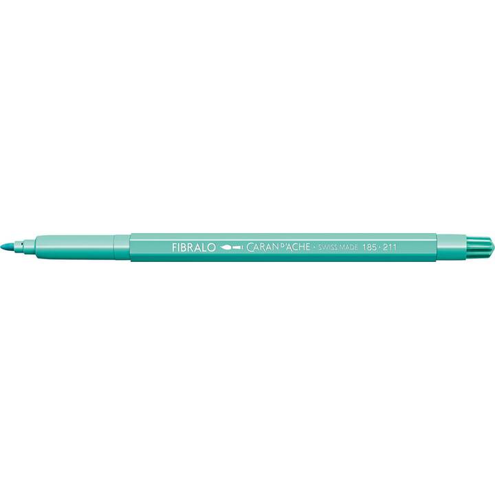 CARAN D'ACHE Fibralo Crayon feutre (Vert, 1 pièce)