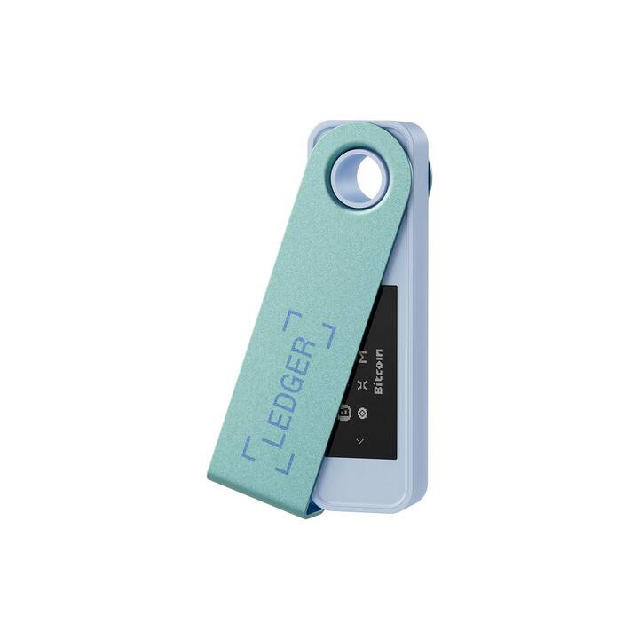 LEDGER Nano S Plus Crypto Wallet (Vert pastel, USB de type C)