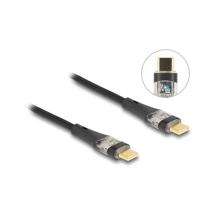 DELOCK Câble (USB C, USB 2.0, USB de type C, 2 m)