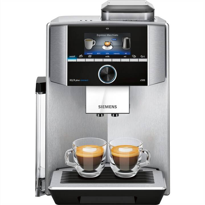 SIEMENS EQ.9 plus connect s500 (Edelstahl, 2.3 l, Kaffeevollautomat)