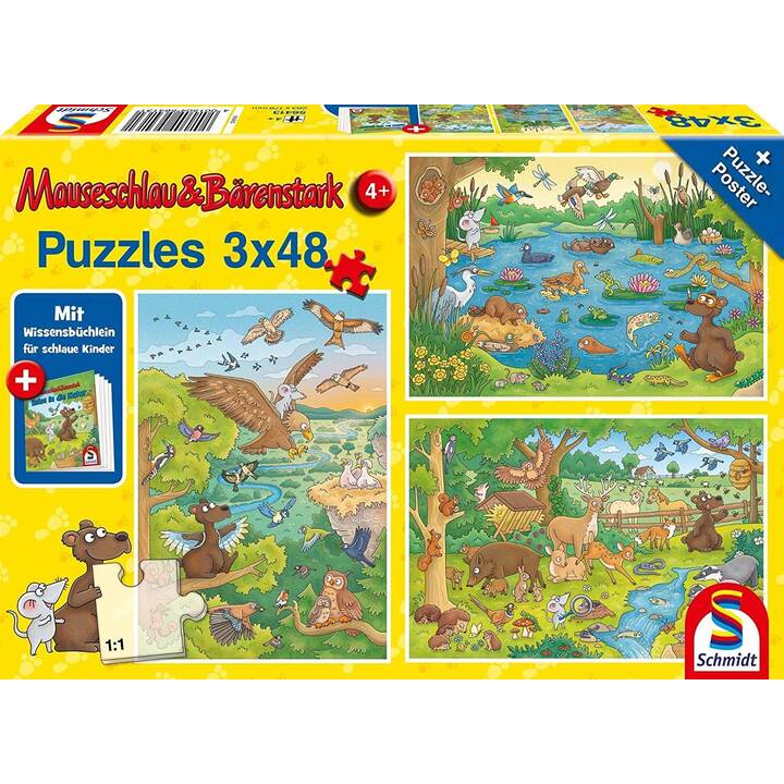 CARLETTO Tiere Puzzle (48 Stück)