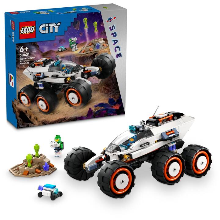 LEGO City Le rover d’exploration spatiale et la vie extraterrestre (60431)