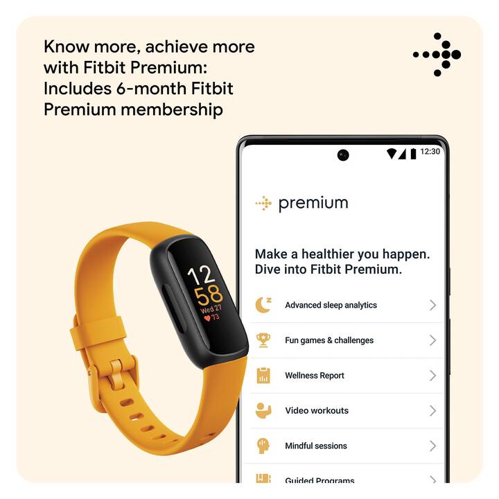 FITBIT Inspire 3 (L, S, Jaune)