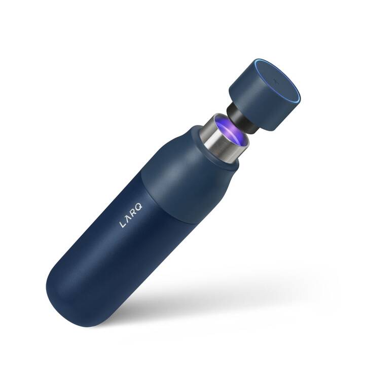 LARQ Thermo Trinkflasche PureVis (0.5 l, Marine, Blau)