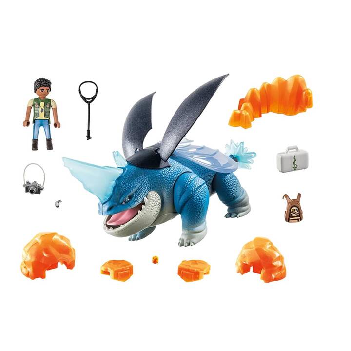 PLAYMOBIL Dragons The Nine Realms - Plowhorn & D'Angelo (71082)