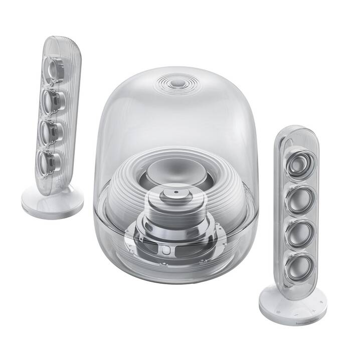HARMAN / KARDON SoundStick 5 (190 W, Aktiv-Lautsprecher, Weiss