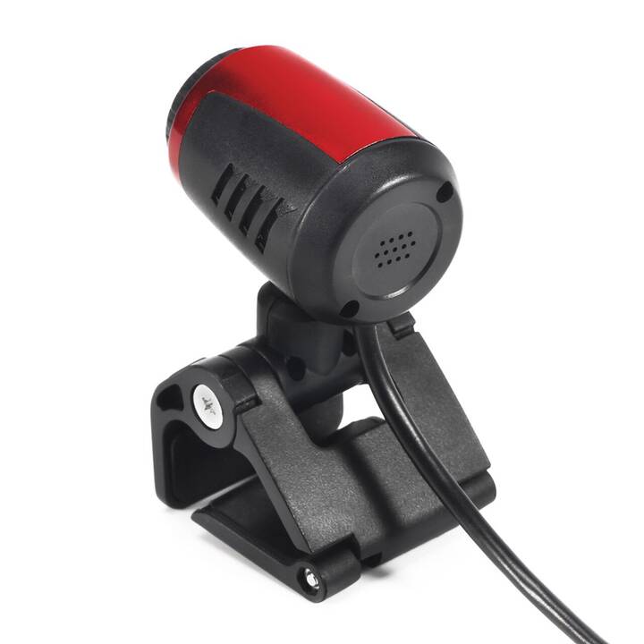 EG Videocamera web USB con microfono incorporato - Rossa