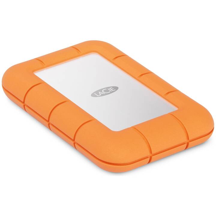 LACIE Rugged Mini (USB Typ-C, 4 TB, Orange)