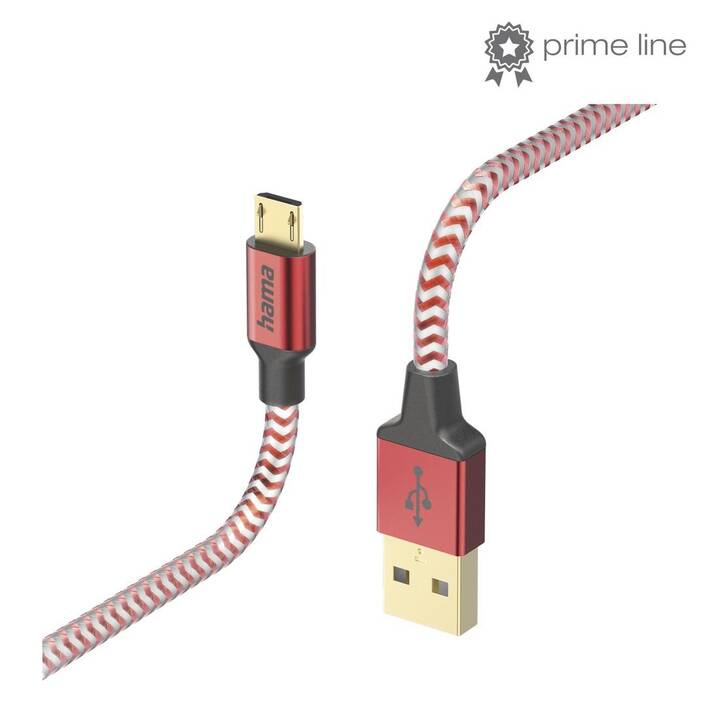 HAMA Kabel (USB Typ-A, Micro USB Typ B, 1.5 m)