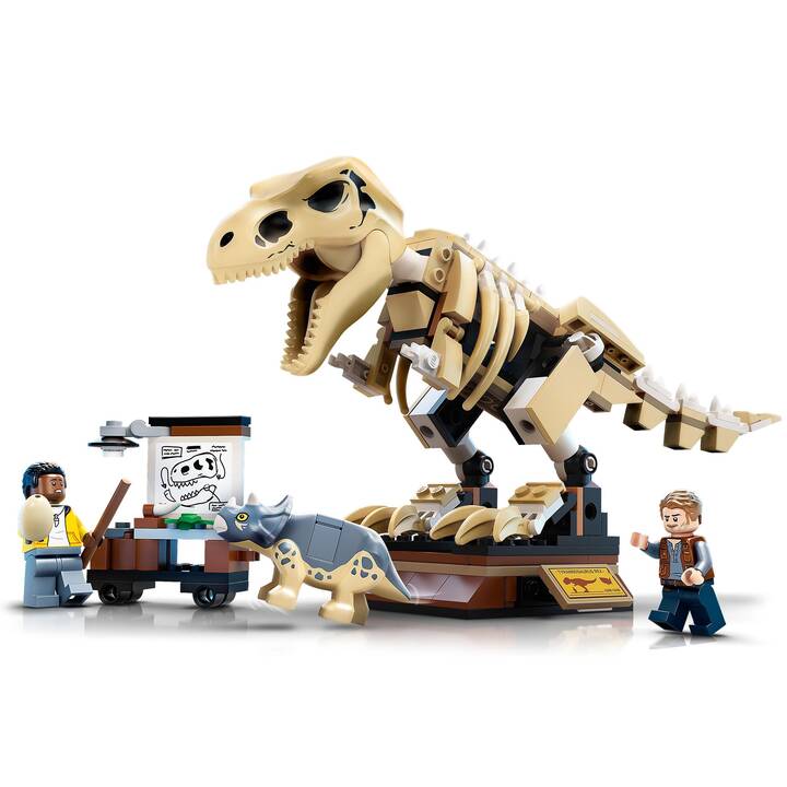 LEGO Jurassic World T. Rex-Skelett in der Fossilienausstellung (76940)