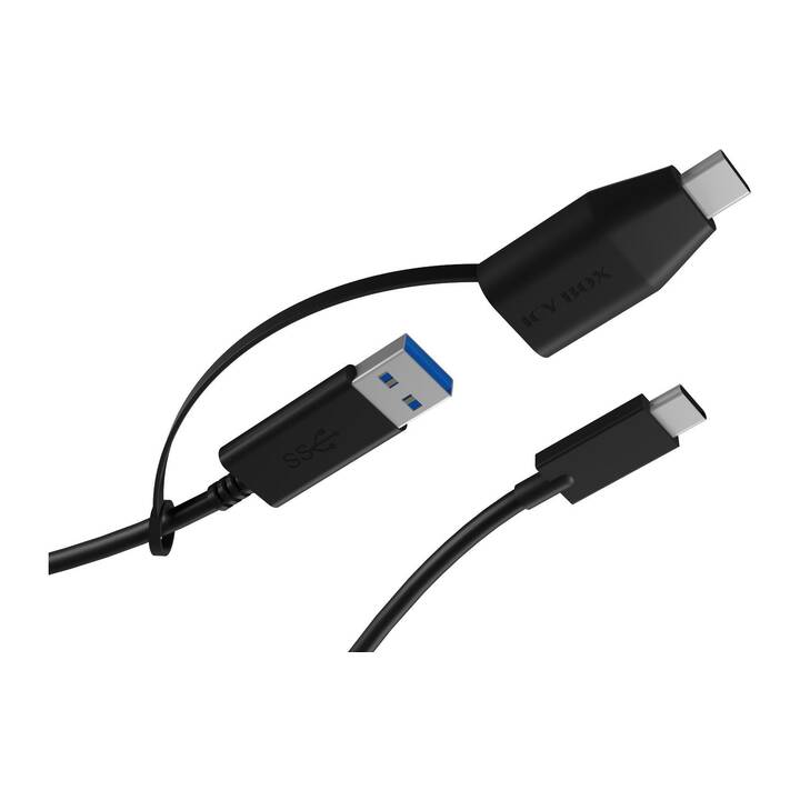 ICY BOX USB-Kabel (USB C, USB Typ-A, 0.35 m)