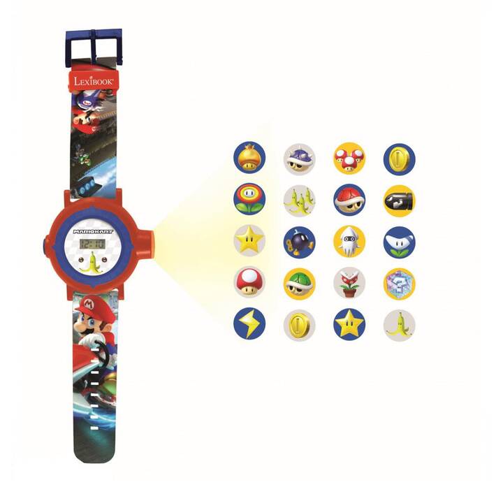 LEXIBOOK Smartwatch pour enfant Nintendo Mario Kart Projekt Watch (DE)