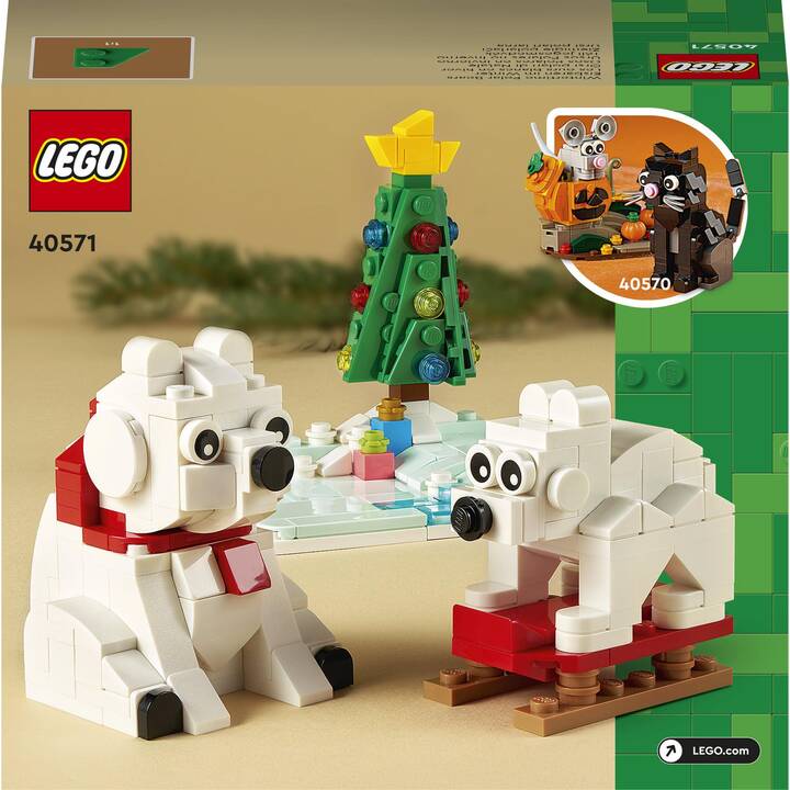 LEGO Icons Orsi polari di Natale (40571)