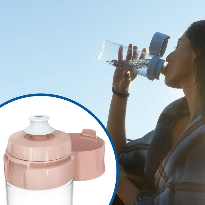 BRITA Bottiglia con filtro integrato Vital (0.6 l, Arancione)