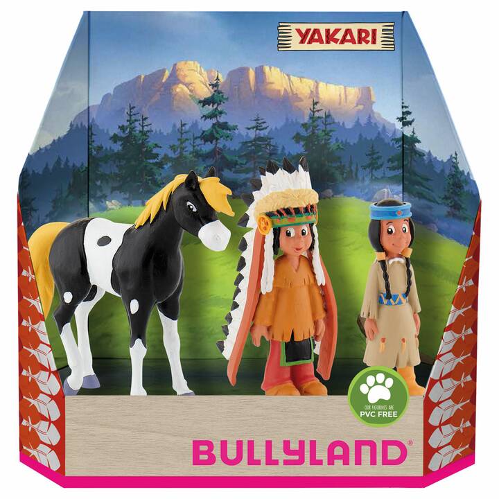 BULLYLAND Yakari Set de figurines de jeu