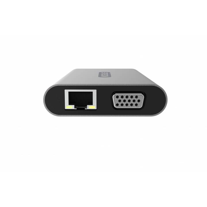 SITECOM CN-390 (9 Ports, HDMI, USB Typ-A, RJ-45)