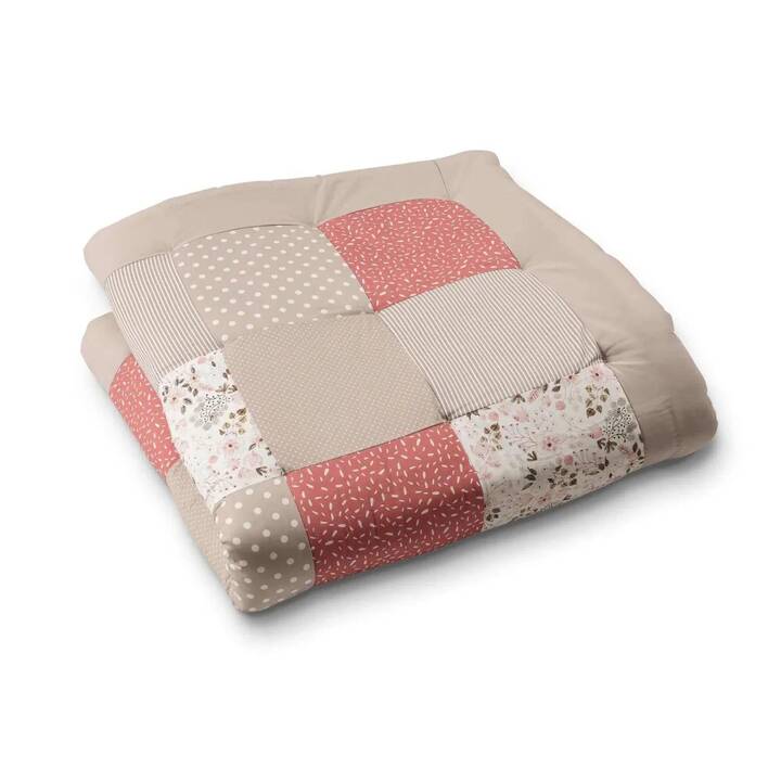 ULLENBOOM Krabbeldecke (Beige, Rosa, Mehrfarbig)