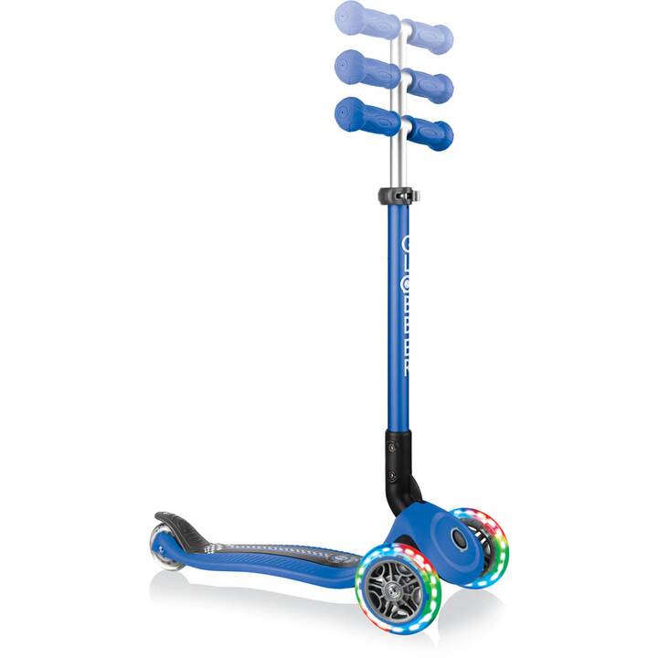 GLOBBER Kickboard Primo Foldable Fantays Lights (Blau)