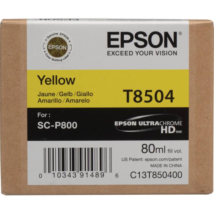 EPSON C13T850400 (Jaune, 1 pièce)