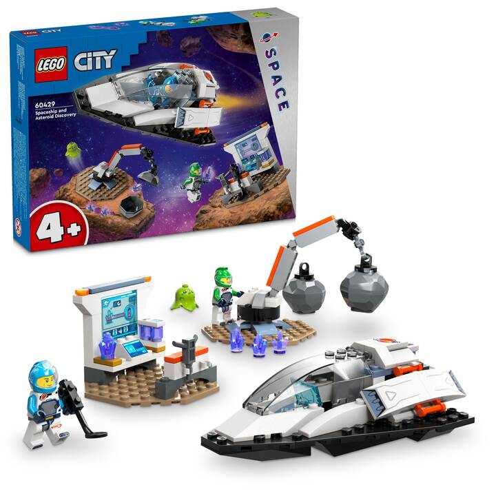 LEGO City Le vaisseau et la découverte de l’astéroïde (60429)