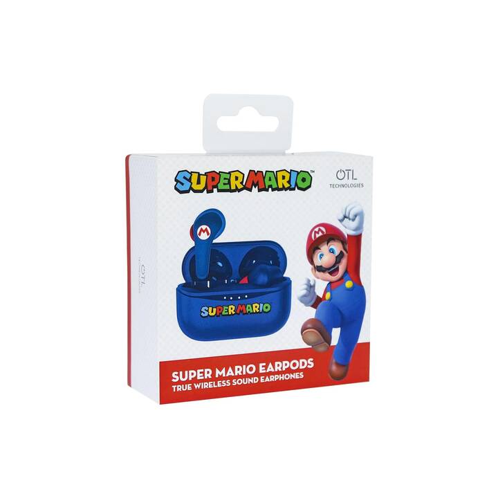 OTL TECHNOLOGIES Super Mario (In-Ear, Bluetooth 5.0, Blau)