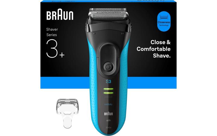 BRAUN Series 3 ProSkin 3040s (Schwarz, Blau) - Interdiscount