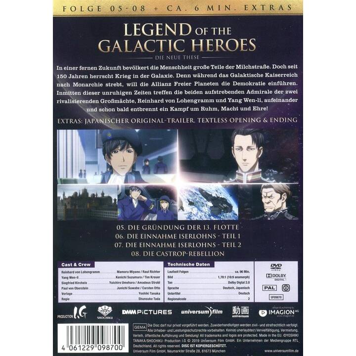 Legend of the Galactic Heroes - Die Neue These - Vol. 2 (JA, DE)