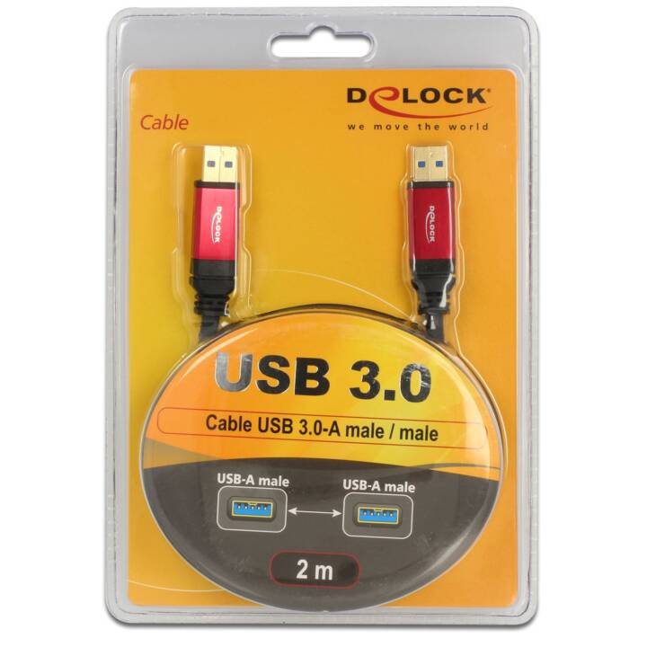 DELOCK Cavo USB (USB 3.0 di tipo A, USB 3.0 di tipo A, 2 m)