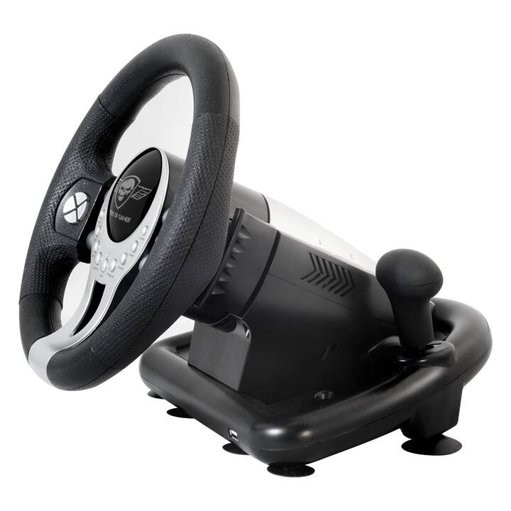 SPIRIT OF GAMER Race Wheel Pro 2 Volant et pédales (Argent, Noir)